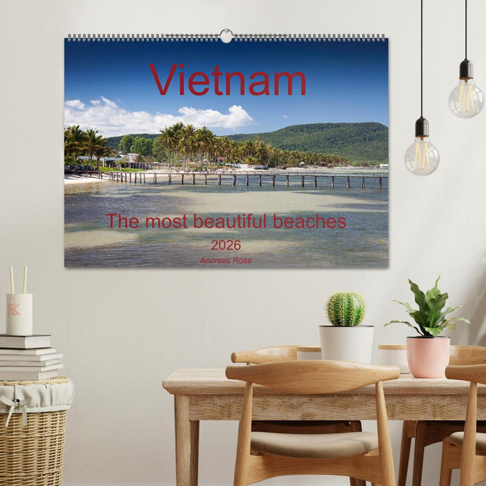 Vietnam`s most beautiful beaches (CALVENDO Monthly Calendar 2026)