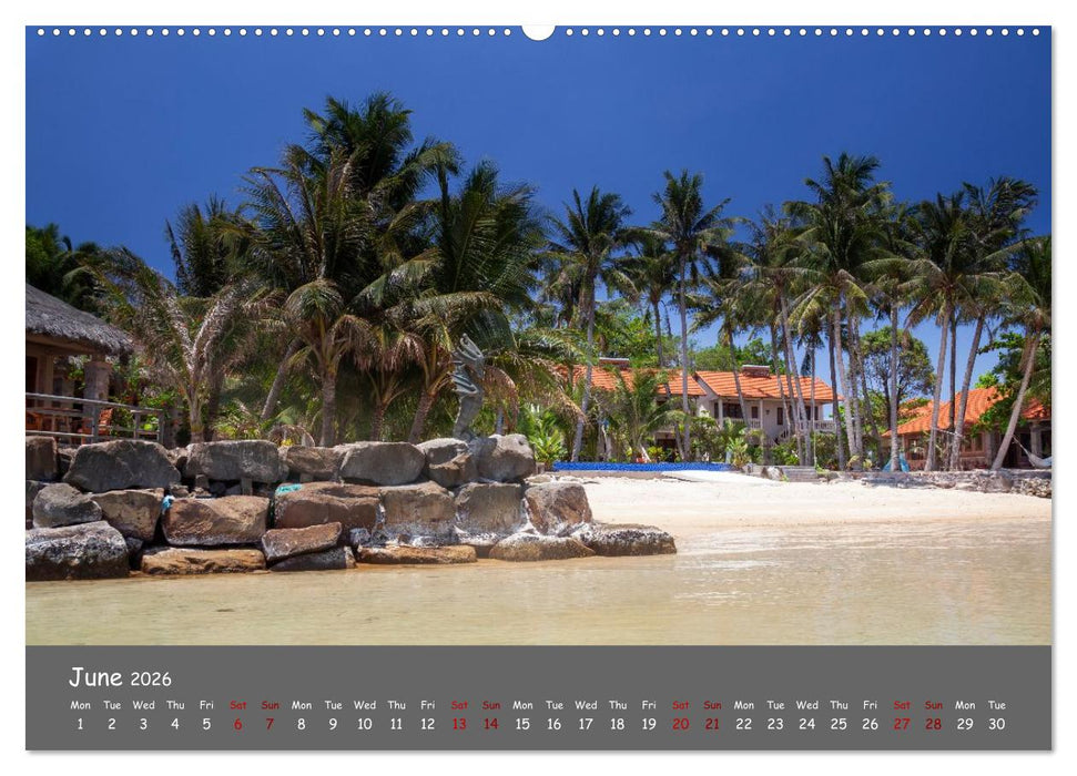 Vietnam`s most beautiful beaches (CALVENDO Monthly Calendar 2026)
