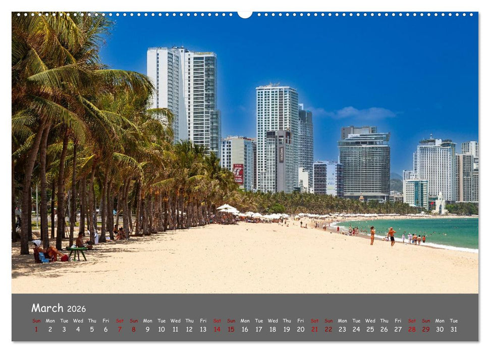 Vietnam`s most beautiful beaches (CALVENDO Premium-Calendar 2026)