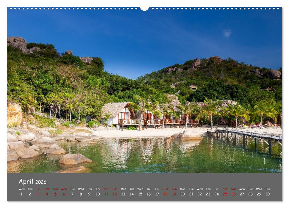 Vietnam`s most beautiful beaches (CALVENDO Premium-Calendar 2026)