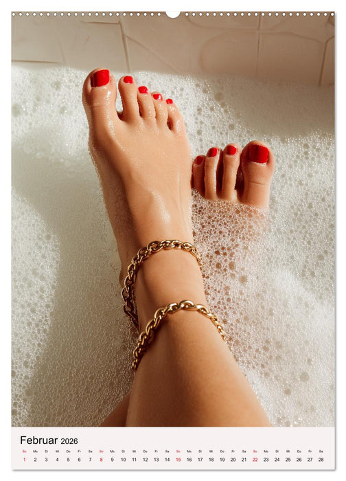 Sinnliche Frauenfüße - Eleganz der Frauen und ihrer Füße (CALVENDO Wandkalender 2026)