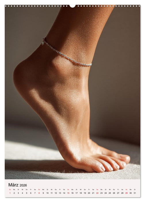 Sinnliche Frauenfüße - Eleganz der Frauen und ihrer Füße (CALVENDO Wandkalender 2026)