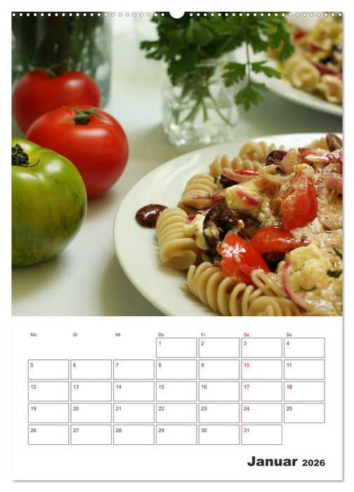Leckeres mit Tomate (CALVENDO Premium Wandkalender 2026)