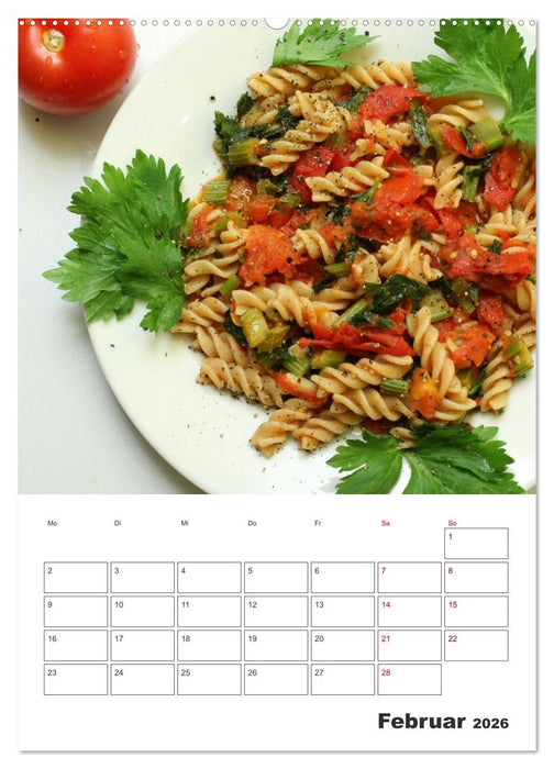 Leckeres mit Tomate (CALVENDO Premium Wandkalender 2026)