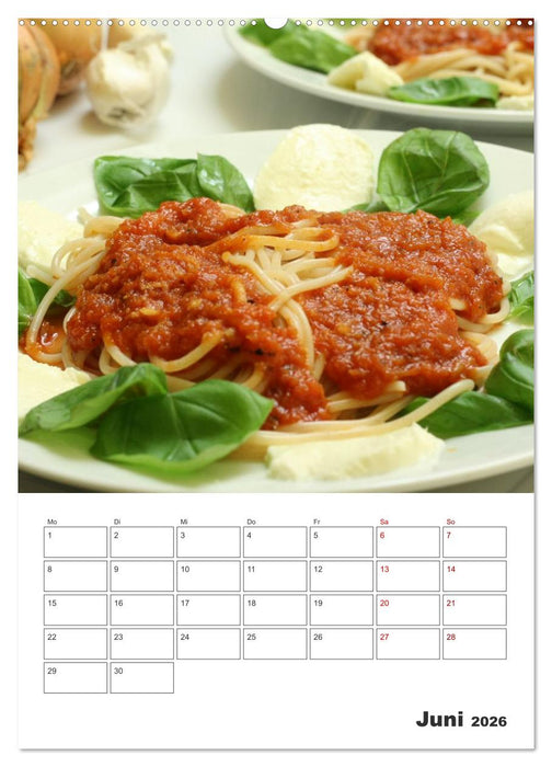Leckeres mit Tomate (CALVENDO Premium Wandkalender 2026)