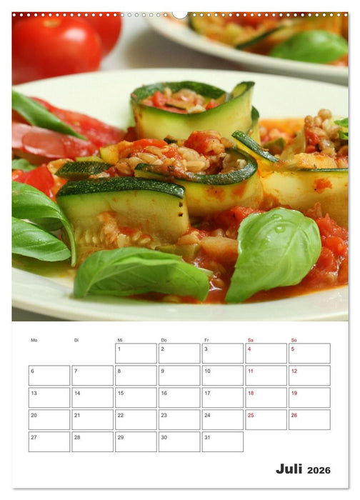 Leckeres mit Tomate (CALVENDO Premium Wandkalender 2026)