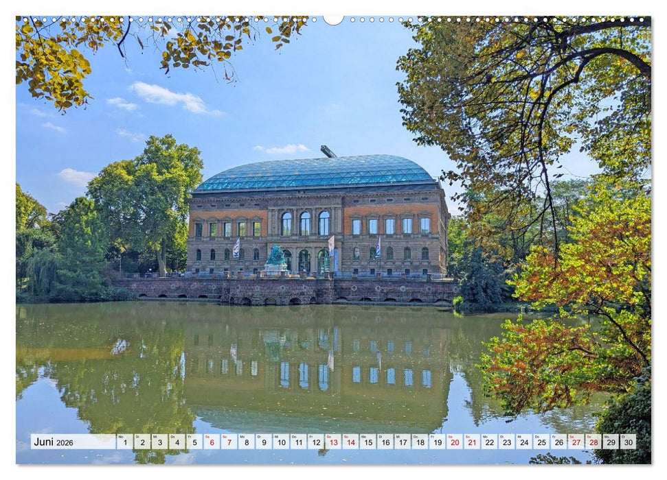 Düsseldorf Vom Ufer bis zur Skyline (CALVENDO Wandkalender 2026)