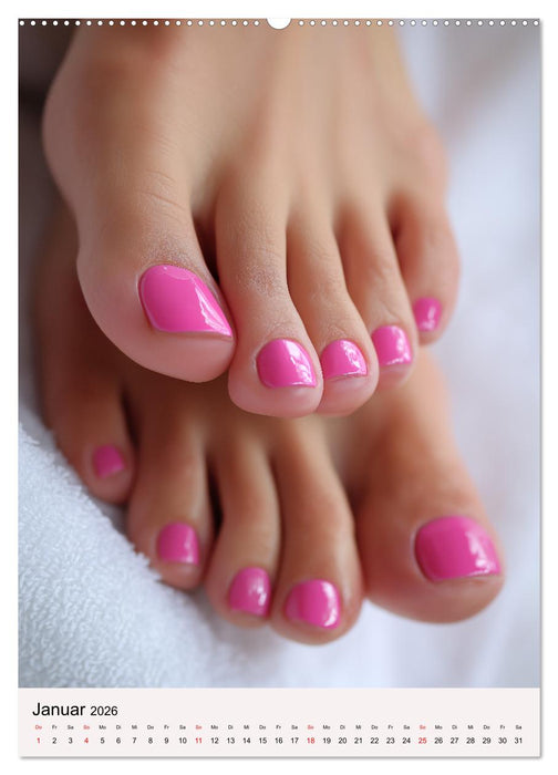 Sinnliche Frauenfüße - Eleganz der Frauen und ihrer Füße (CALVENDO Premium Wandkalender 2026)