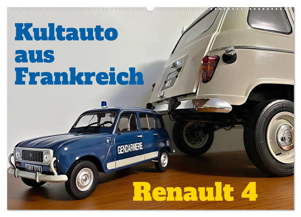 Kultauto aus Frankreich - Renault 4 (CALVENDO Wandkalender 2026)
