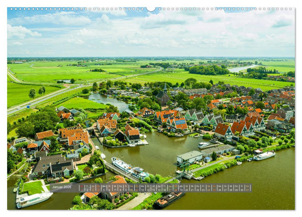 Nordholland von oben (CALVENDO Wandkalender 2026)