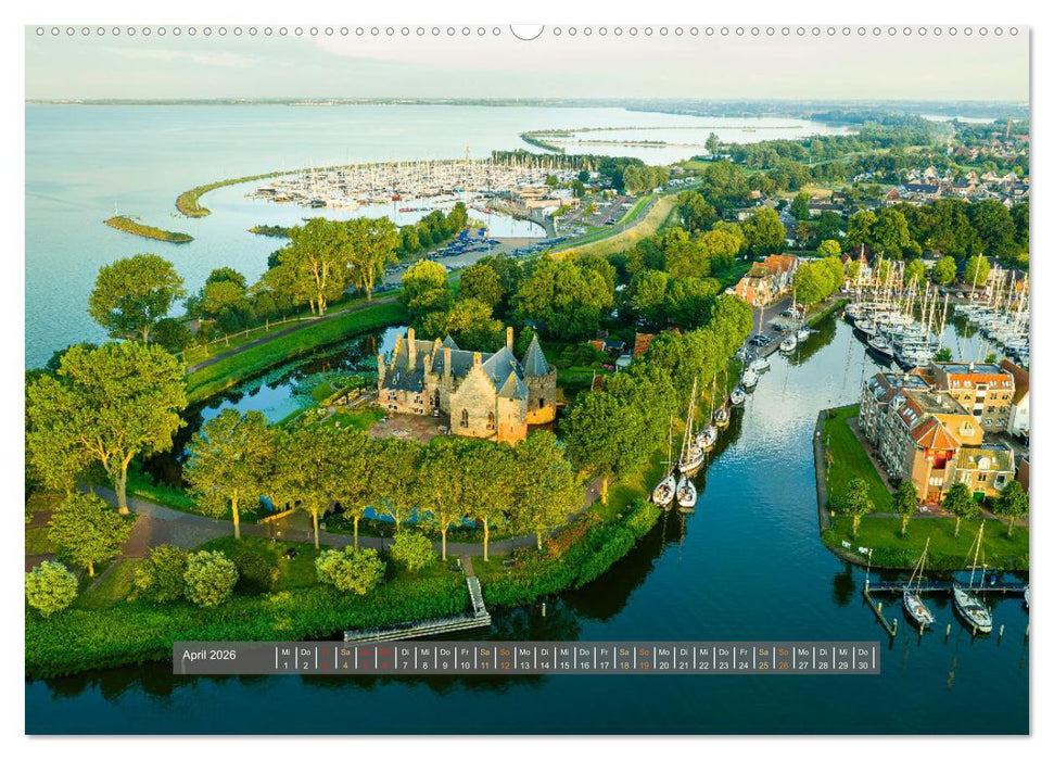 Nordholland von oben (CALVENDO Wandkalender 2026)