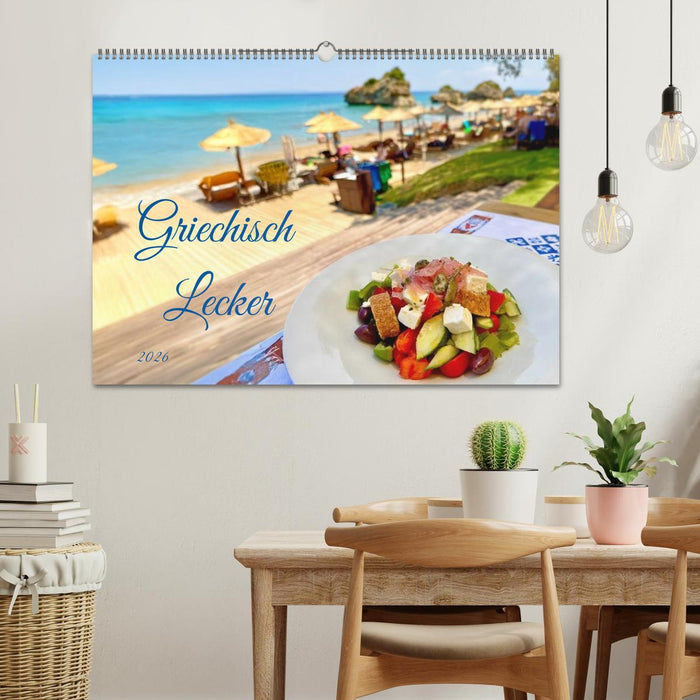 Griechisch Lecker (CALVENDO Wandkalender 2026)