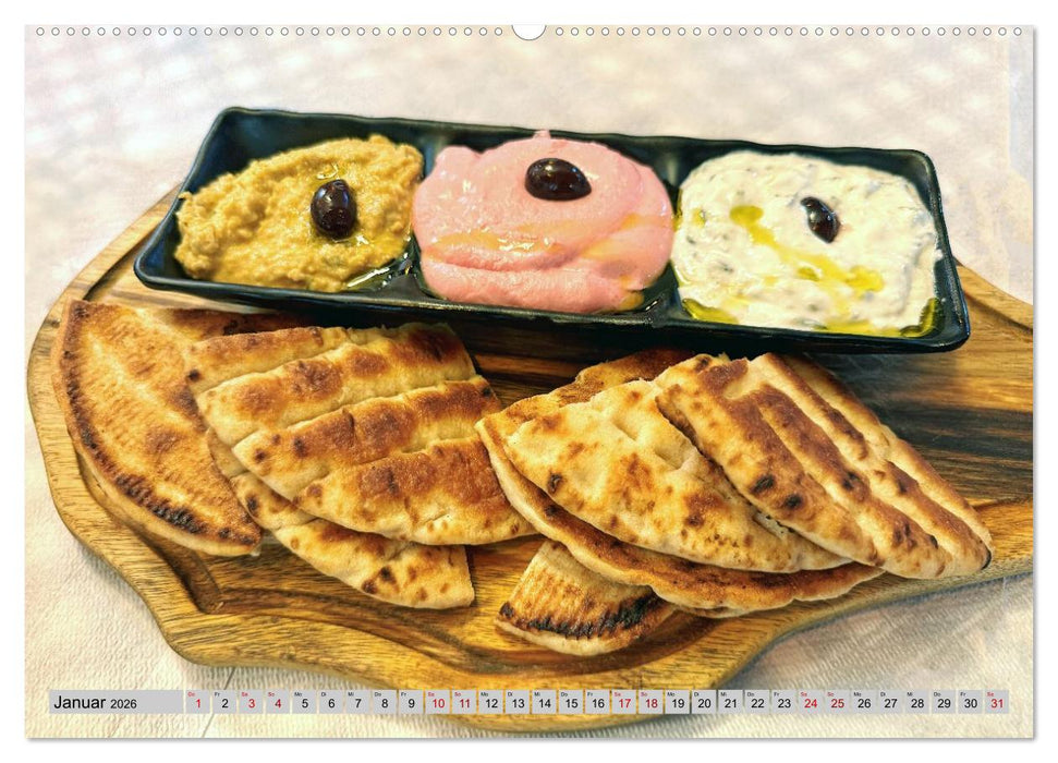 Griechisch Lecker (CALVENDO Wandkalender 2026)