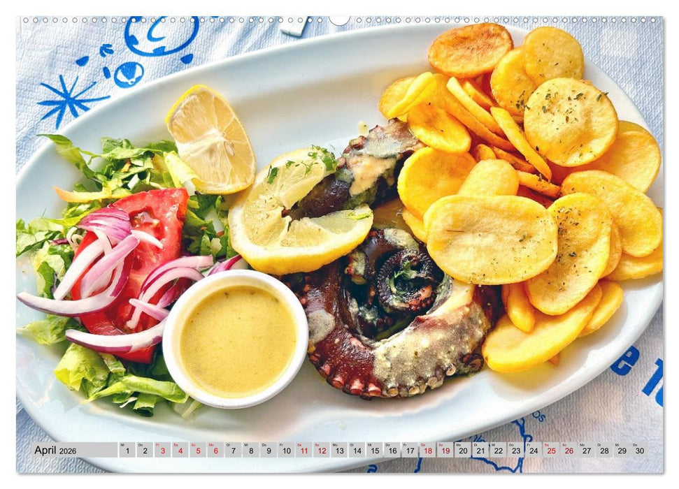 Griechisch Lecker (CALVENDO Wandkalender 2026)