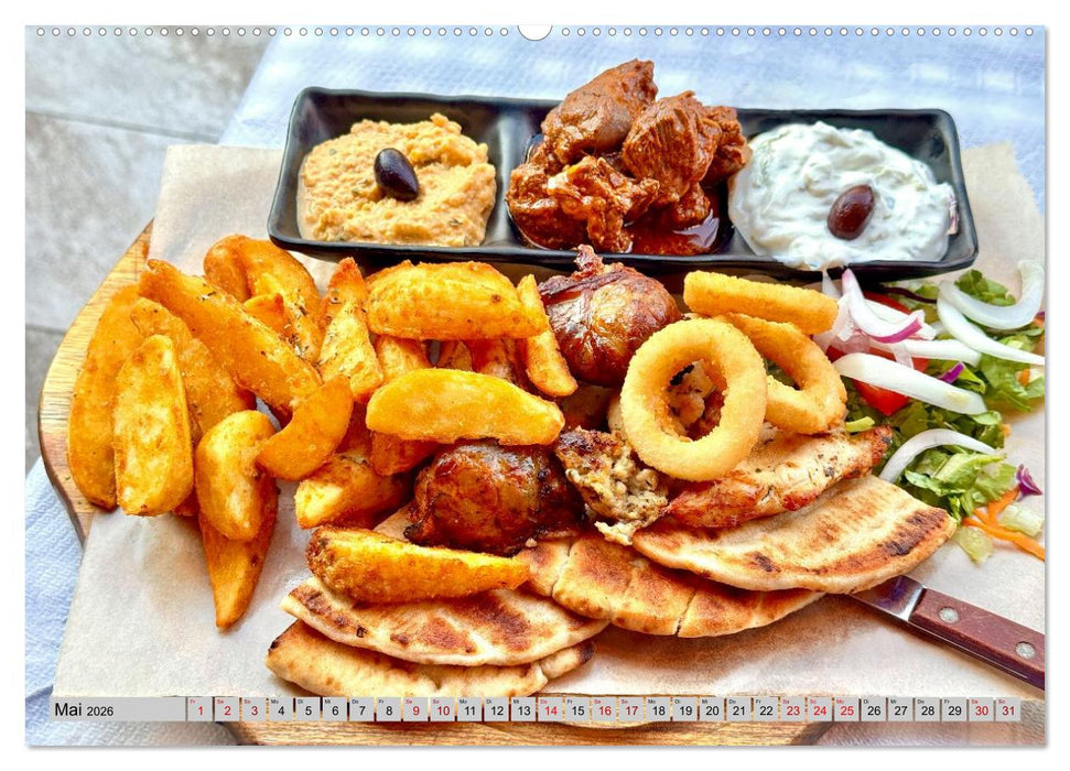 Griechisch Lecker (CALVENDO Wandkalender 2026)