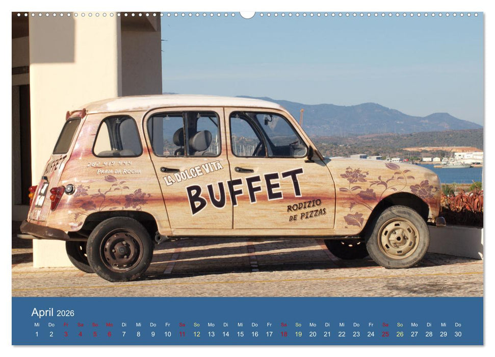 Kultauto aus Frankreich - Renault 4 (CALVENDO Premium Wandkalender 2026)