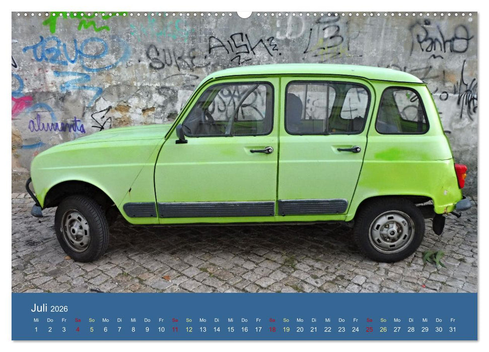 Kultauto aus Frankreich - Renault 4 (CALVENDO Premium Wandkalender 2026)