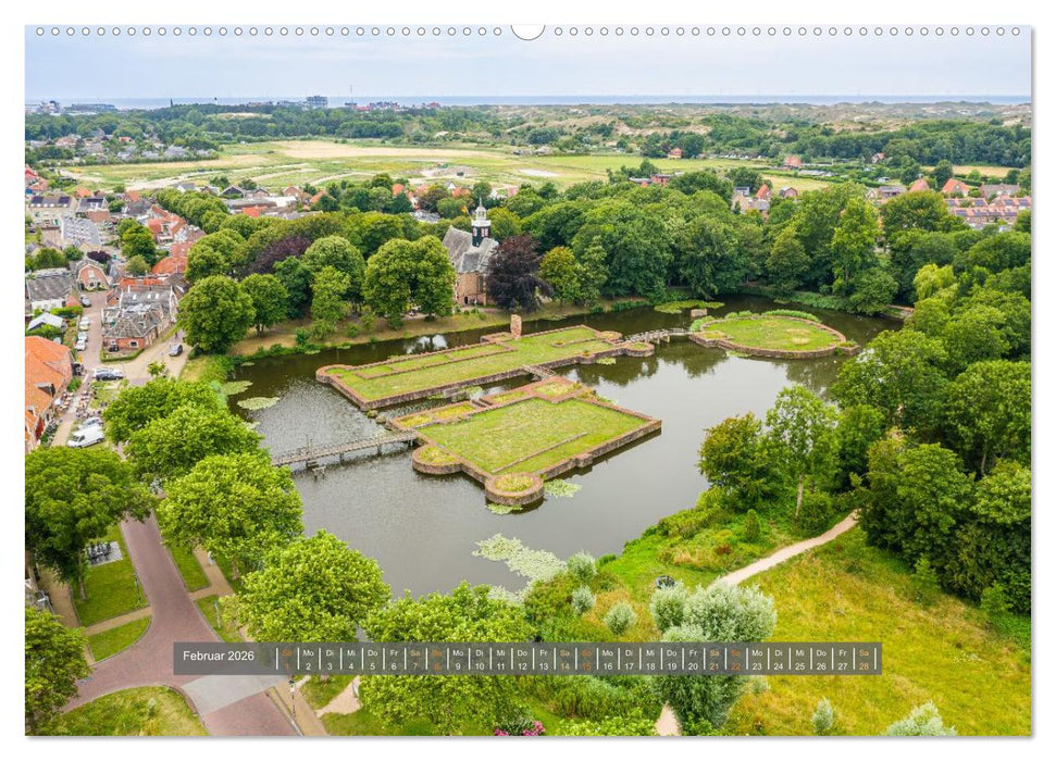 Nordholland von oben (CALVENDO Premium Wandkalender 2026)