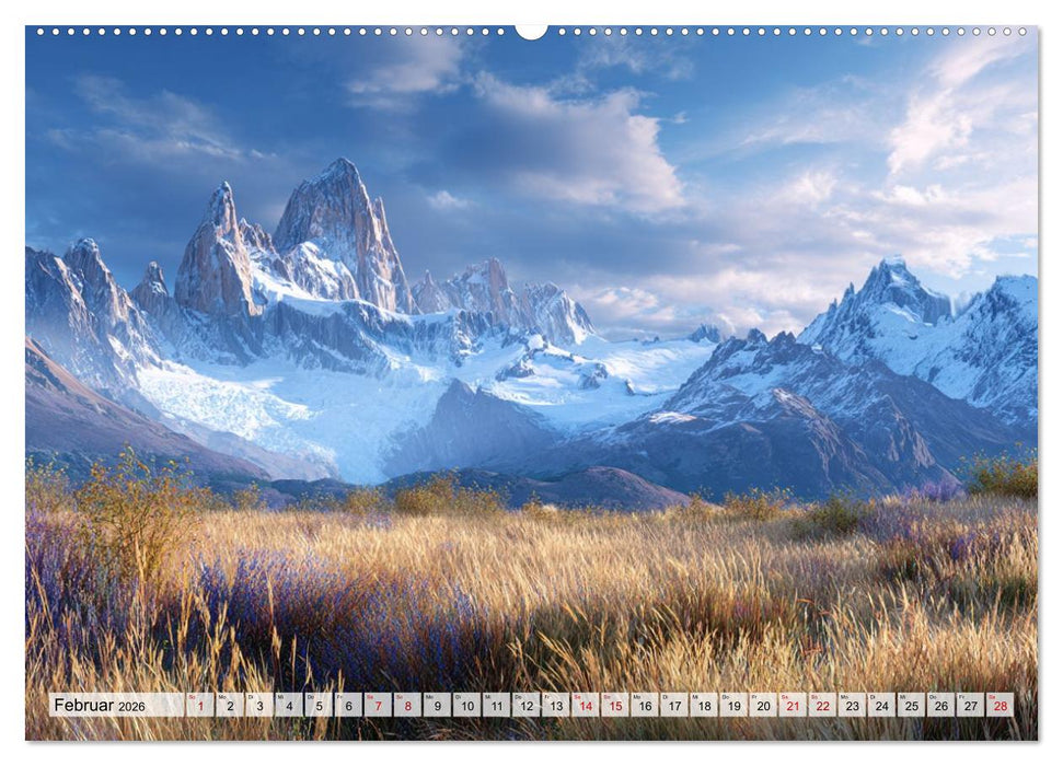 Die Sprache der Gipfel (CALVENDO Wandkalender 2026)
