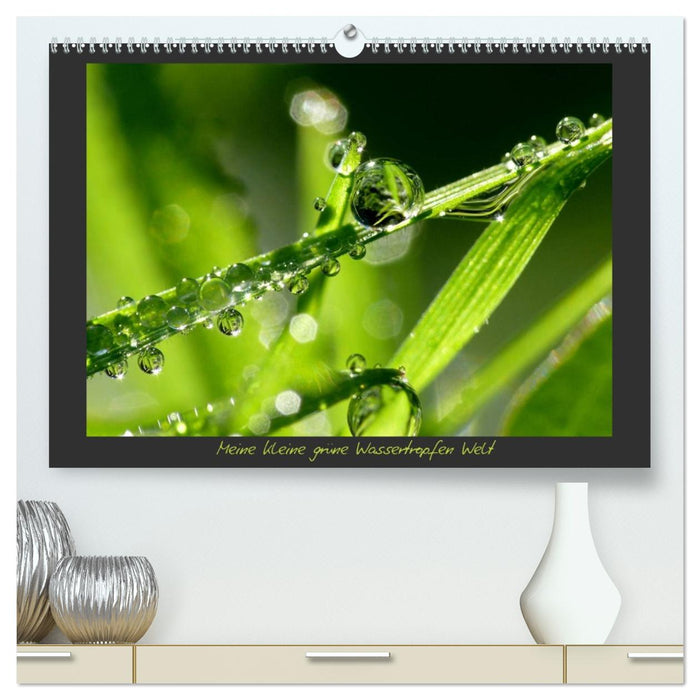 Meine kleine grüne Wassertropfen Welt (CALVENDO Premium Wandkalender 2026)