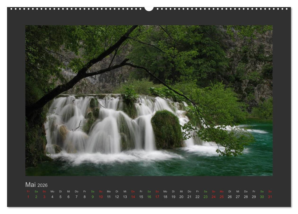 FALLENDE WASSER (CALVENDO Wandkalender 2026)