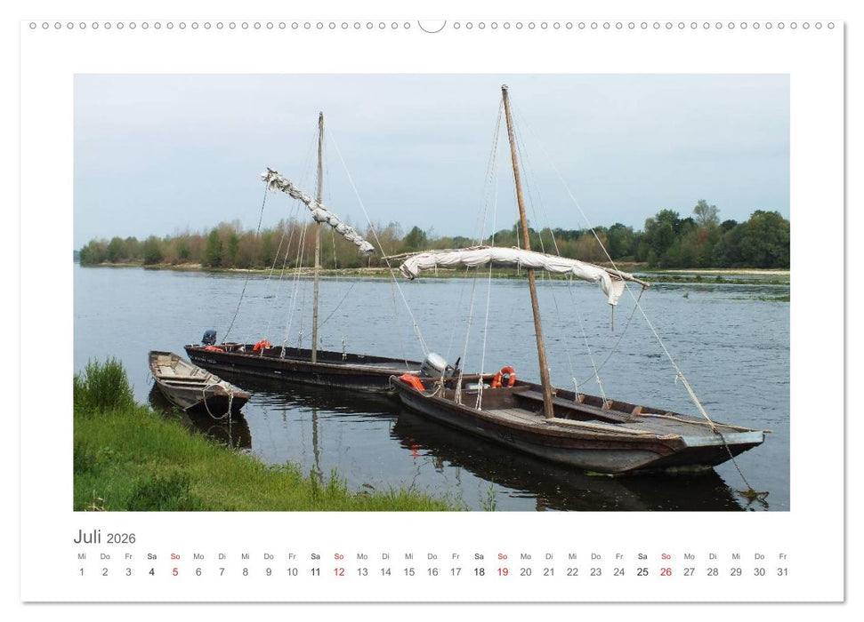 Unterwegs an der Loire (CALVENDO Premium Wandkalender 2026)