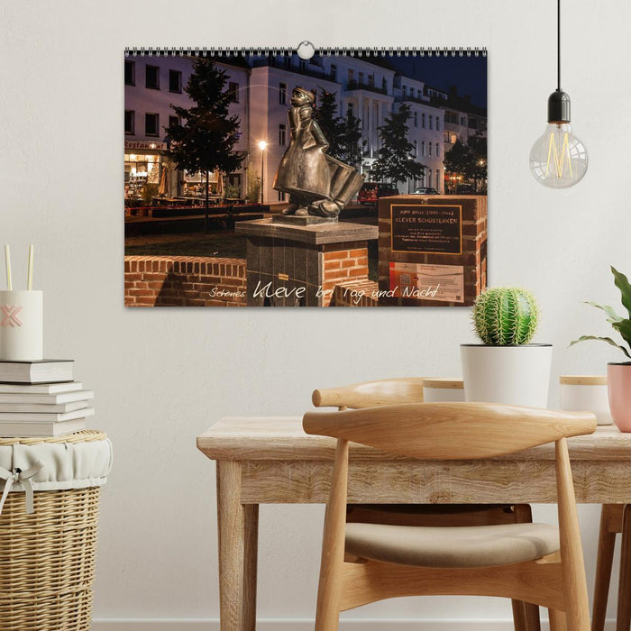 Schönes Kleve bei Tag und Nacht (CALVENDO Wandkalender 2026)