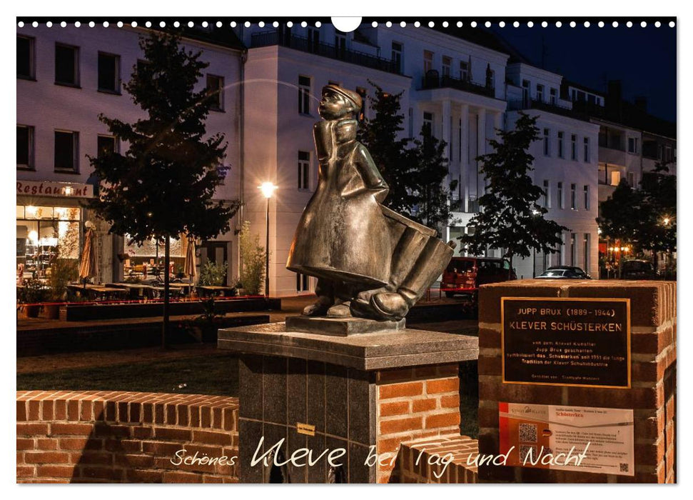 Schönes Kleve bei Tag und Nacht (CALVENDO Wandkalender 2026)