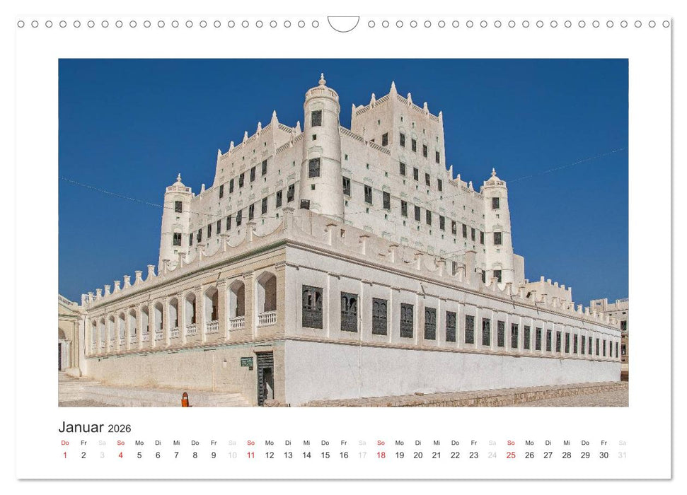 Der Jemen (CALVENDO Wandkalender 2026)