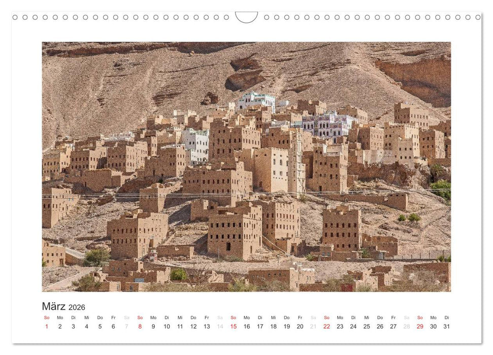 Der Jemen (CALVENDO Wandkalender 2026)