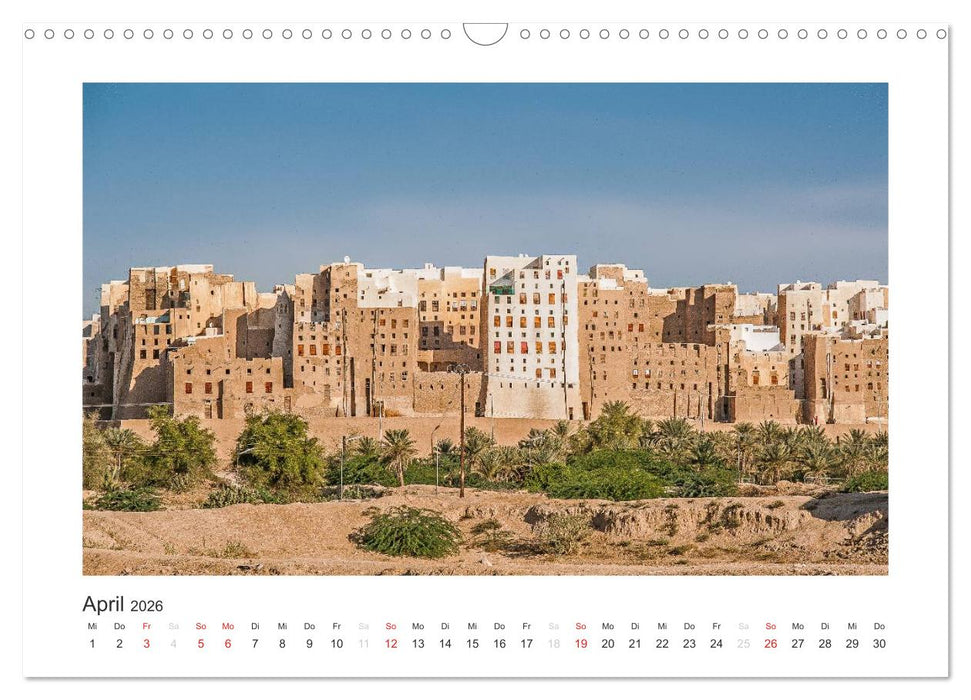 Der Jemen (CALVENDO Wandkalender 2026)