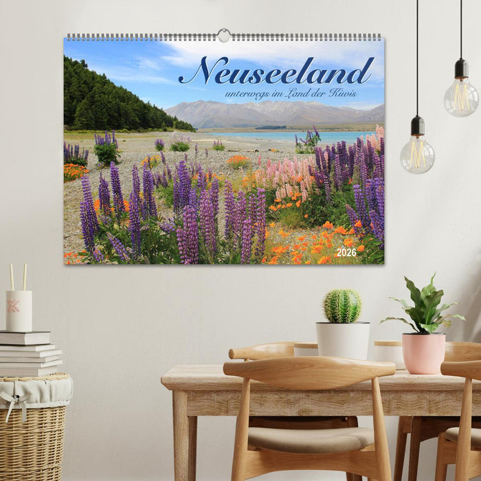 Neuseeland - unterwegs im Land der Kiwis (CALVENDO Wandkalender 2026)
