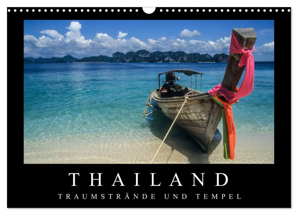Thailand - Traumstrände und Tempel (CALVENDO Wandkalender 2026)