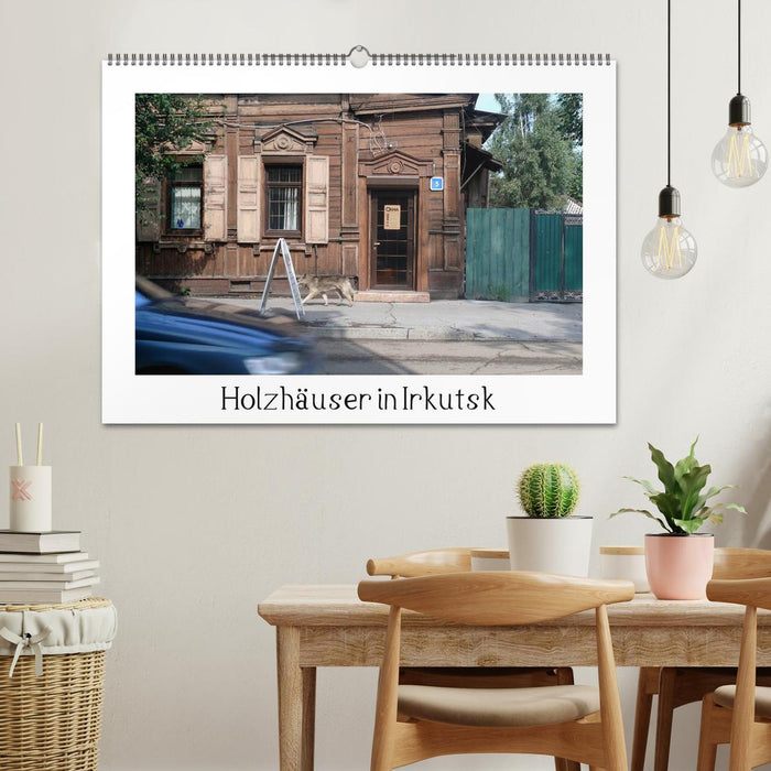 Holzhäuser in Irkutsk (CALVENDO Wandkalender 2026)