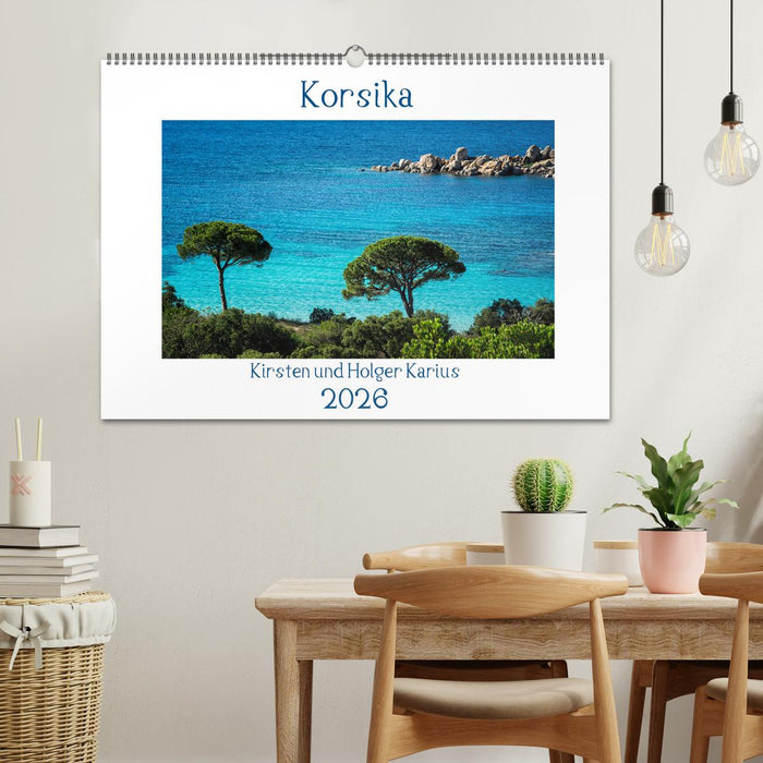 Korsika 2026 (CALVENDO Wandkalender 2026)