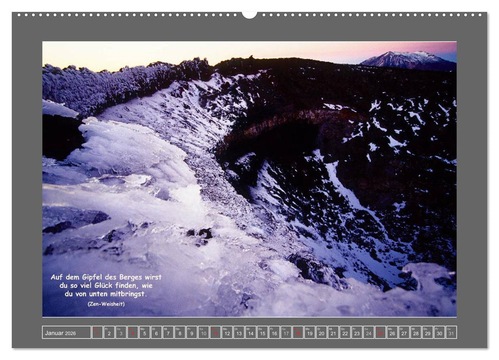 Naturwunder Neuseeland - in Bild und Text (CALVENDO Premium Wandkalender 2026)