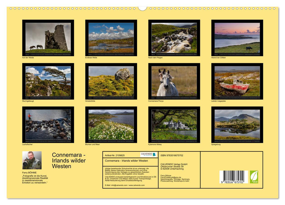 Connemara - Irlands wilder Westen (CALVENDO Premium Wandkalender 2026)