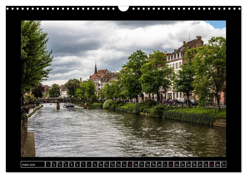 Strasbourg La Petite France (CALVENDO Calendrier mensuel 2026)