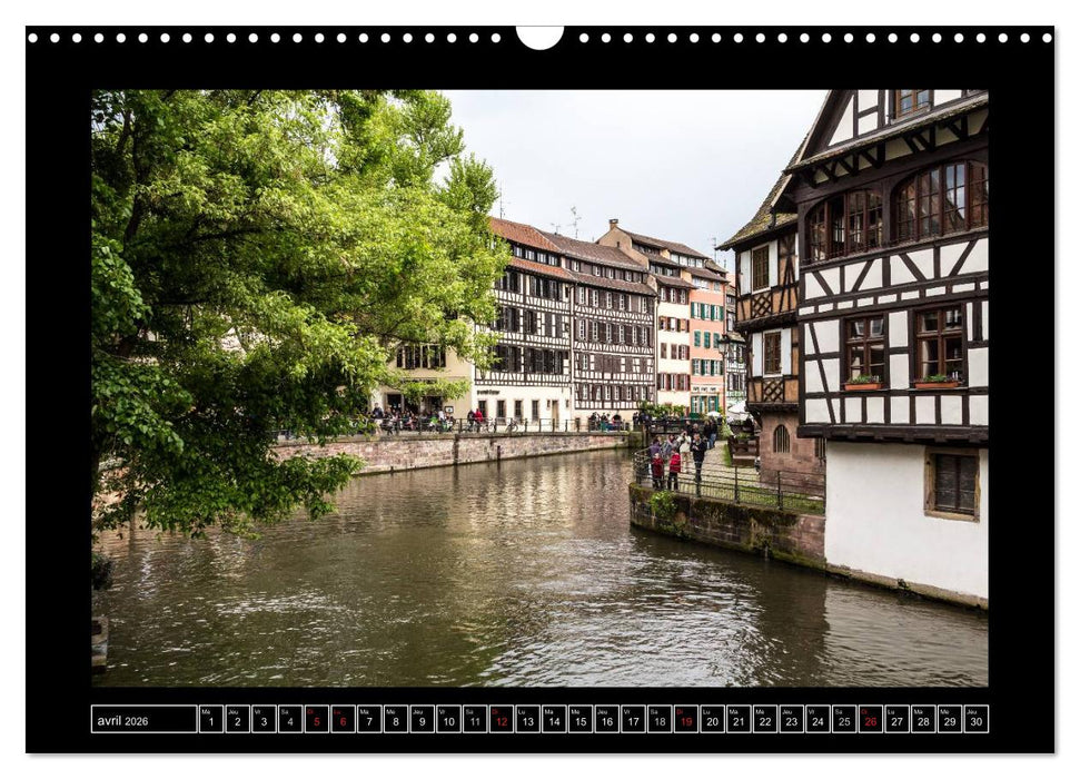 Strasbourg La Petite France (CALVENDO Calendrier mensuel 2026)