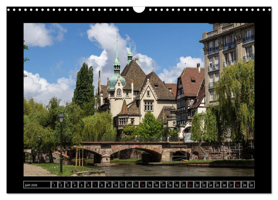 Strasbourg La Petite France (CALVENDO Calendrier mensuel 2026)