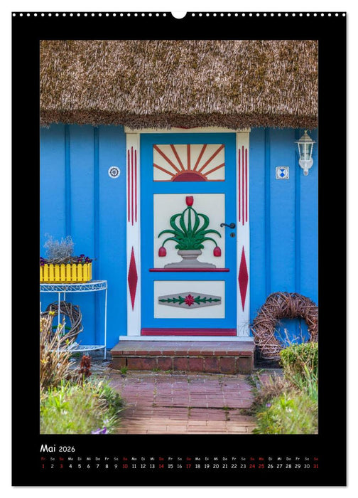 Türen - Meisterwerke aus Fischland, Darß und Zingst (CALVENDO Premium Wandkalender 2026)