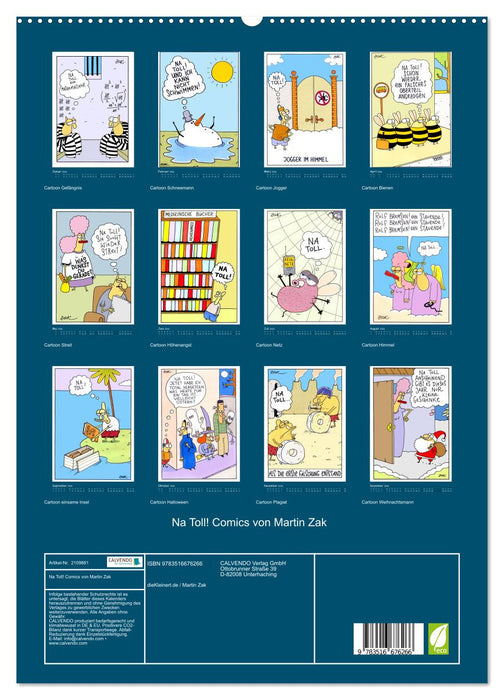 Na Toll! Comics von Martin Zak (CALVENDO Premium Wandkalender 2026)