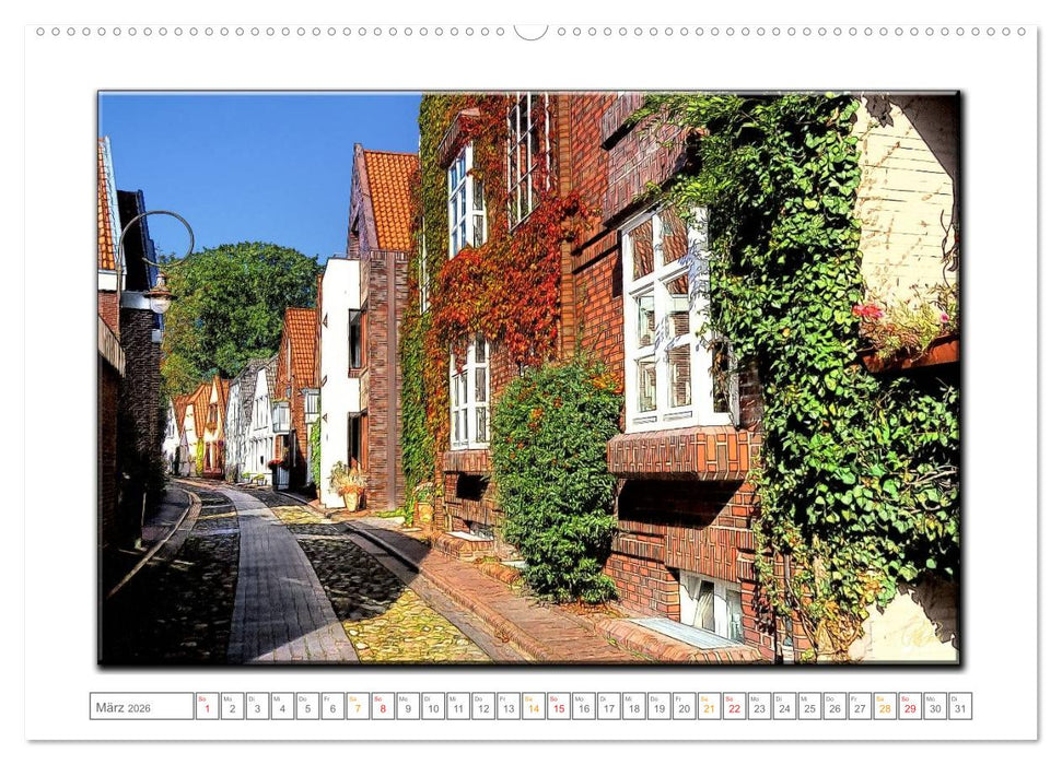 Jever - die Nordsee vor der Tür (CALVENDO Premium Wandkalender 2026)