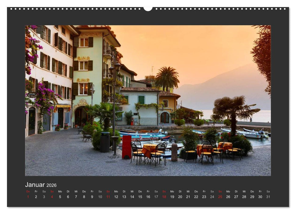 Limone sul Garda - Bella Italia (CALVENDO Premium Wandkalender 2026)
