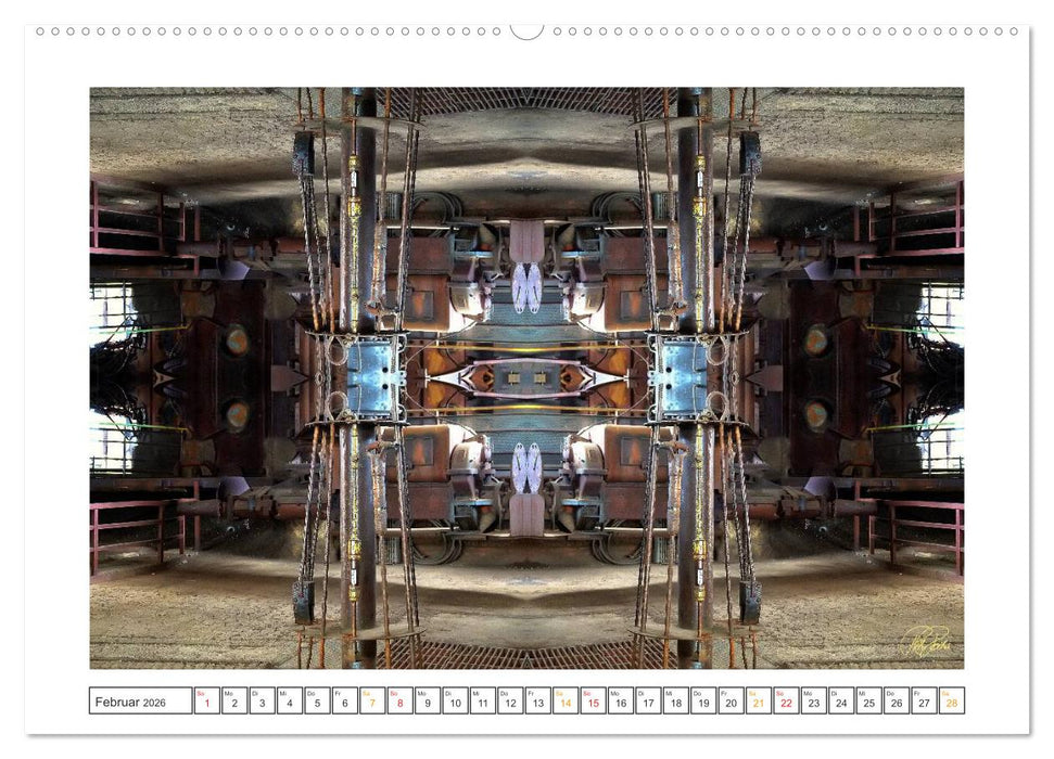 Faszination Spiegelung - Industrie und Technik (CALVENDO Premium Wandkalender 2026)