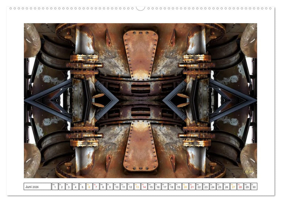 Faszination Spiegelung - Industrie und Technik (CALVENDO Premium Wandkalender 2026)