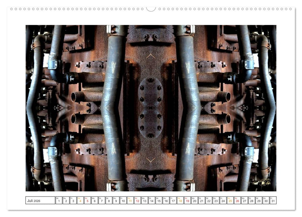 Faszination Spiegelung - Industrie und Technik (CALVENDO Premium Wandkalender 2026)