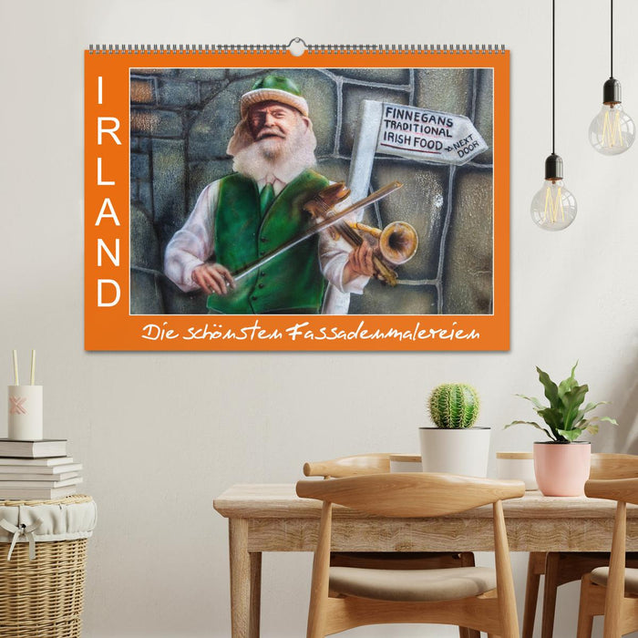 IRLAND - Die schönsten Fassadenmalereien (CALVENDO Wandkalender 2026)