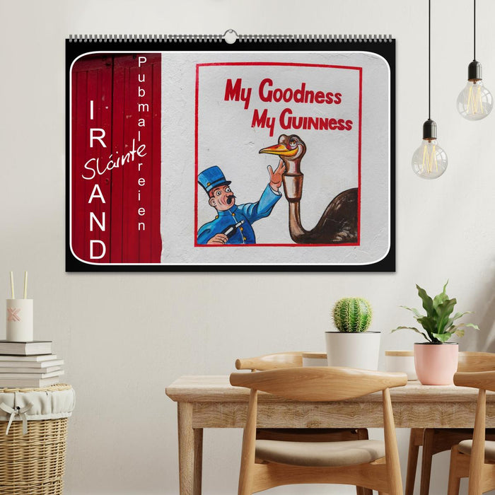 Sláinte IRLAND - Pubmalereien (CALVENDO Wandkalender 2026)
