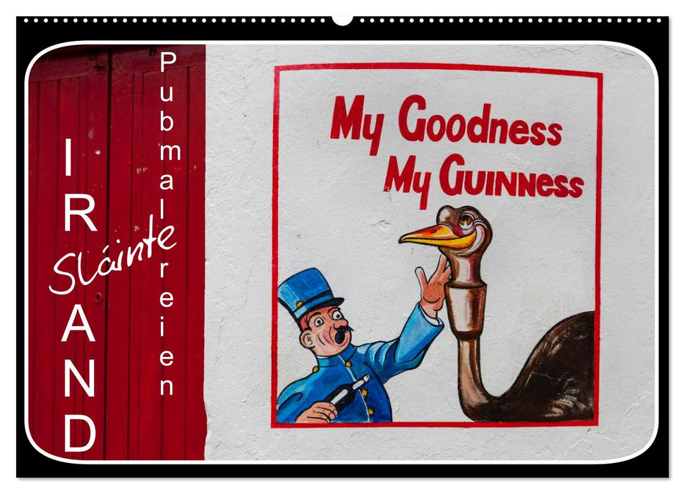 Sláinte IRLAND - Pubmalereien (CALVENDO Wandkalender 2026)